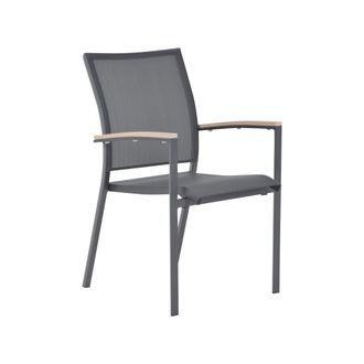 Axel tuinstoel lava/carbon
