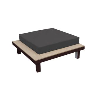 Quadro poef met zijtafels