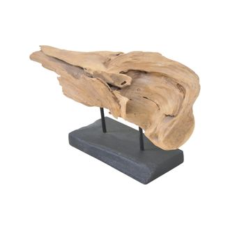 Teak stronk op sokkel 60cm