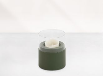 Ronde kaars tuinlamp hoog