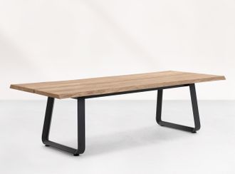 Boomstam tuintafel