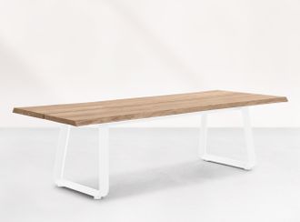 Boomstam tuintafel