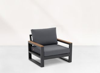 Soho loungestoel robuust teak