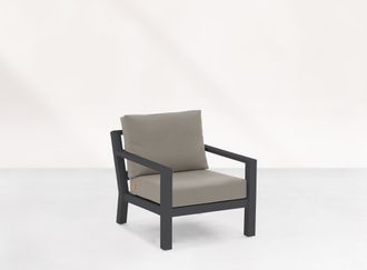 Timber loungestoel