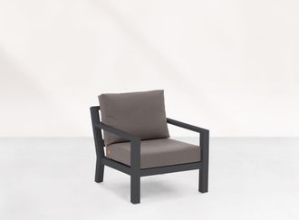 Timber loungestoel