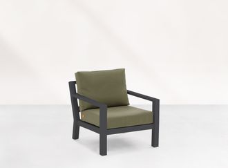 Timber loungestoel