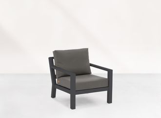 Timber loungestoel