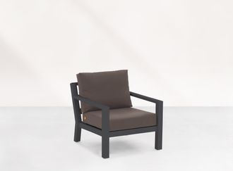 Timber loungestoel