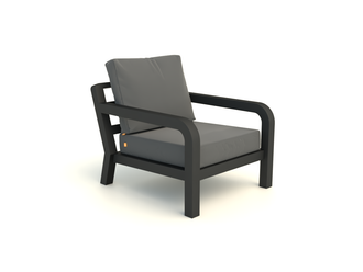 Timber loungestoel