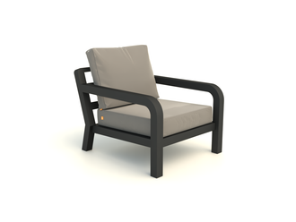 Timber loungestoel