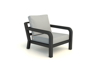Timber loungestoel