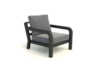 Timber loungestoel