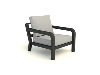 Timber loungestoel