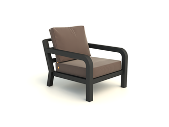 Timber loungestoel