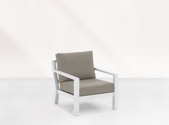 Timber loungestoel