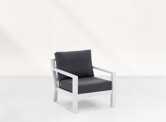 Timber loungestoel