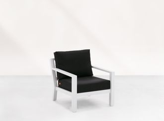 Timber loungestoel