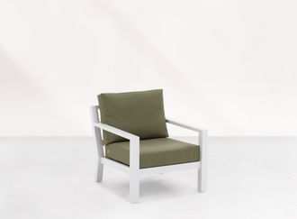 Timber loungestoel
