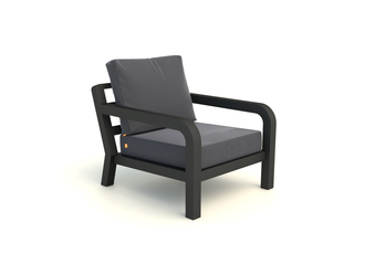 Timber loungestoel